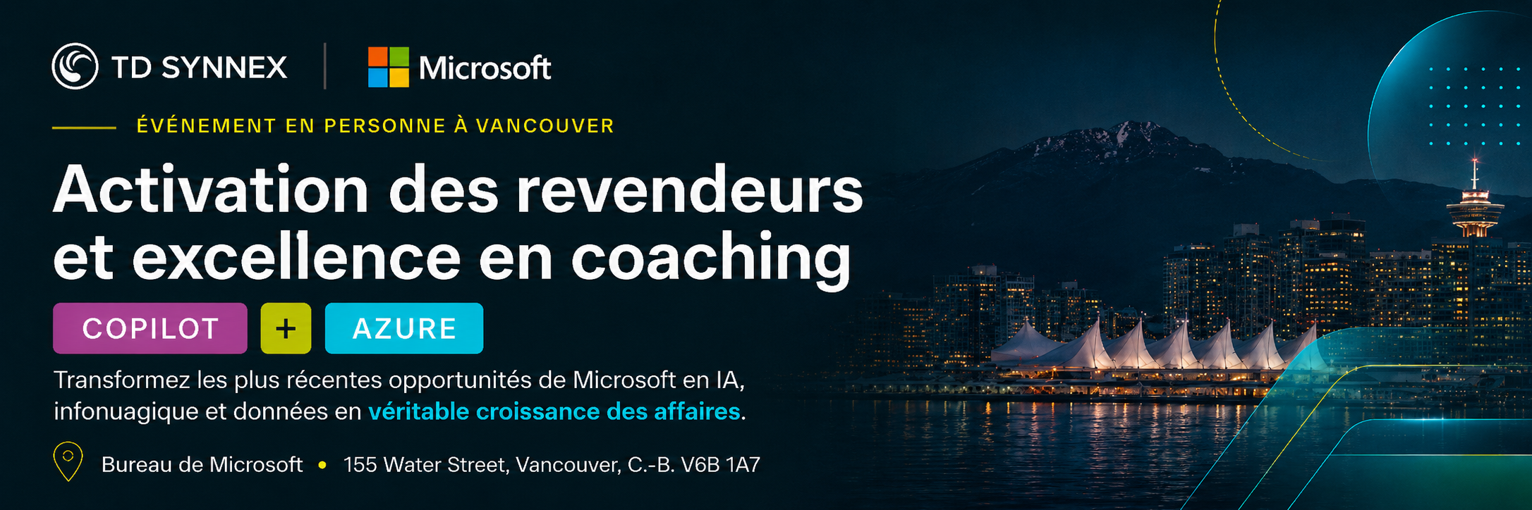 Ma&icirc;triser Microsoft Copilot &mdash; Banni&egrave;re du webinaire (FR)