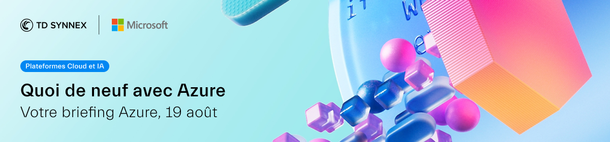 Quoi de neuf avec Azure - Banner (FR)